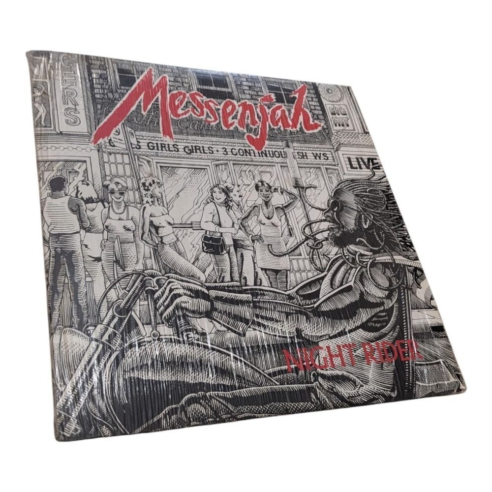 Messenjah Night Rider 1986 Vinyl‎ Record Label Versions Reggae Dub VRI-00100